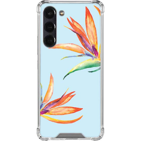 Birds of Paradise Summer Galaxy S24 FE Clear Case